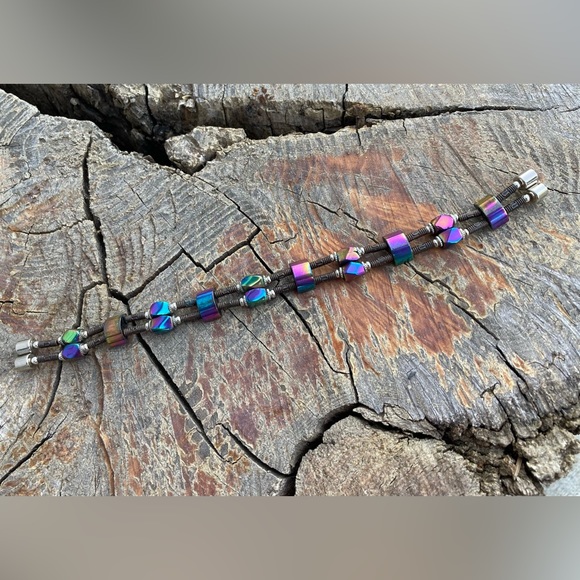 🌈Rainbow Hematite Magnetic Bracelet - Picture 7 of 7